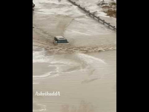 Nissan Patrol | after heavy rain in Dubai  #dubai