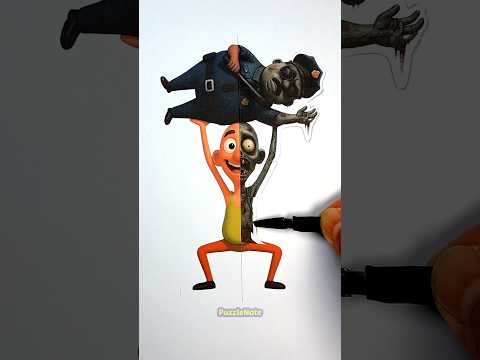 Roblox Hamood Habibi Tower X Police Officer VS Zombies Paper Sliced Craft #hamoodhabibi #viral
