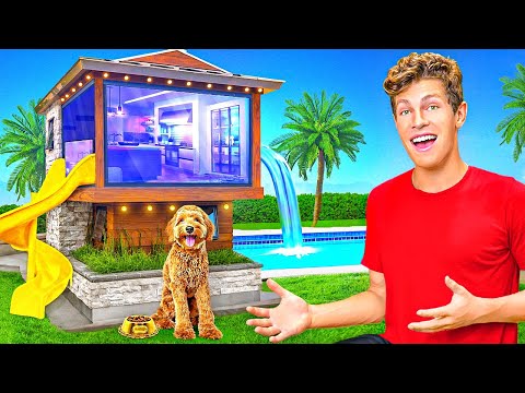 I BUILT A $25,000 DREAM DOG HOUSE!!