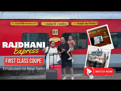 Rajdhani Express First Class AC Coupe | Ernakulam to Delhi | Is it Worth for ₹8500?