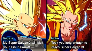 (DLC 3) ALL DAIMA SSJ3 VEGETA UNIQUE INTERACTIONS! - Dragon Ball Sparking Zero
