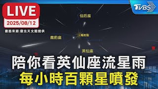 【LIVE】陪你看英仙座流星雨  每小時百顆星噴發