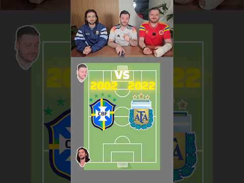BRASIL 2002 VS ARGENTINA 2022 👀