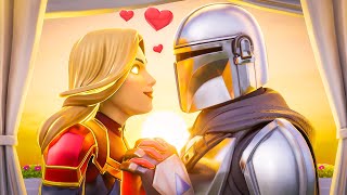CAPITANA MARVEL: UN AMOR DE OTRA GALAXIA… | Película de Fortnite (Historia)