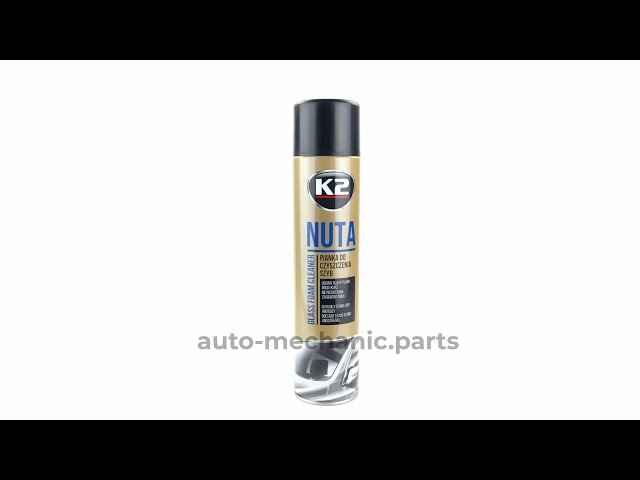 Засіб для очищення скла K2 NUTA (спрей), 600мл, видео - интернет-магазин Auto-Mechanic