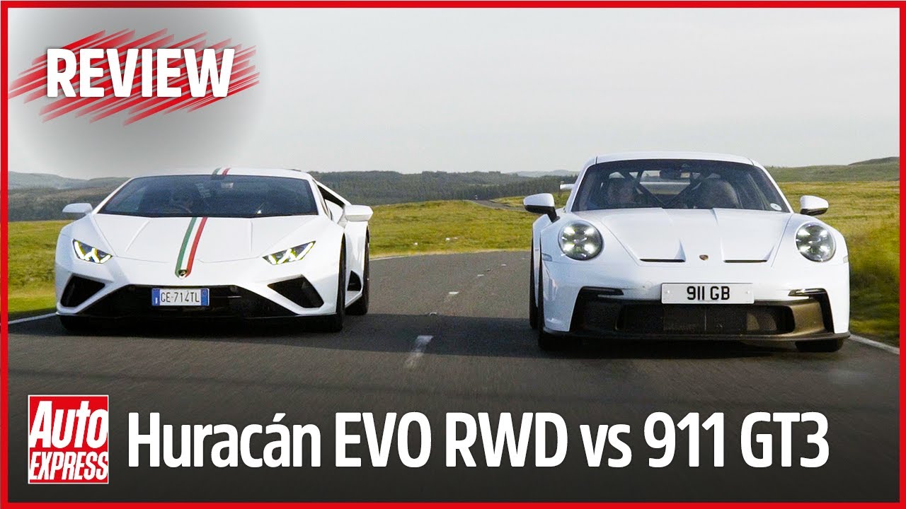Porsche 911 GT3 vs Lamborghini Hurac-n EVO RWD: epic road and track test with Steve Sutcliffe