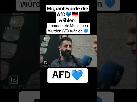 Migrant würde die AfD wählen #deutsch #deutschland #politik #islam #cdu #afd #religion #lustig #fypシ