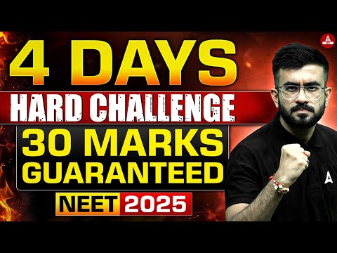 4 Days Hard Challenge 💪 | NEET 2025 Chemistry | Guaranteed 30 Marks ✅ | Nitesh Devnani