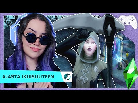 Viikatemies flirttaili meidän ihastukselle töissä?!🤨 | The Sims 4 (Ajasta ikuisuuteen)