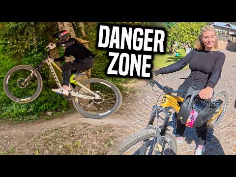Freundin fährt Downhill (incl. Beginner MTB Tutorial) @visittrentino