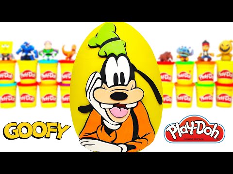 Huevo Sorpresa Gigante de Goofy en Español Latino de Plastilina Play Doh