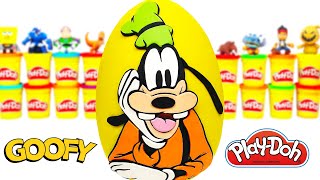 Huevo Sorpresa Gigante de Goofy en Español Latino de Plastilina Play Doh