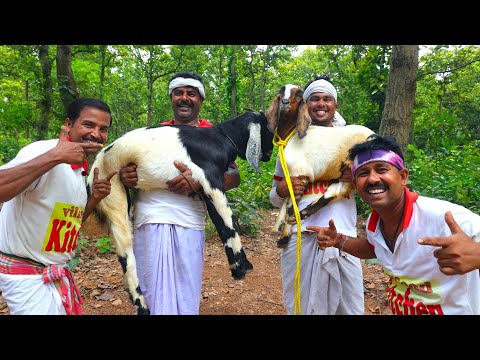 Special mutton curry and Rui fish masala curry cooking for village people | villfood Kitchen