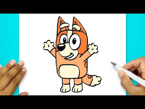 How To Draw A Cartoon Characters | Bingo Drawing Easy