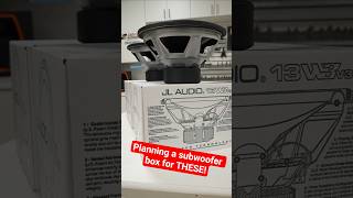 Two JL Audio 13W3's for our next full build series!  #caraudiofabrication