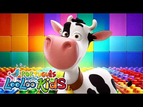 A Vaca Maru 🐮 Canções com ANIMAIS para Crianças - LooLoo Kids Português