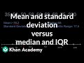 Choosing Measures of Center and Spread in Statistics