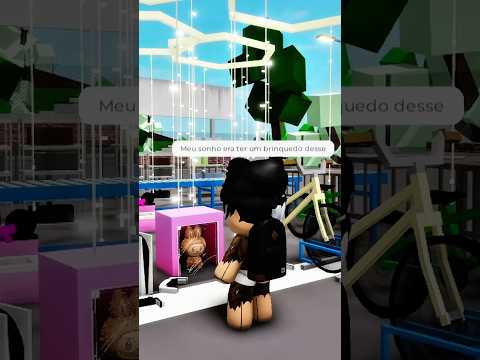Ele não tinha dinheiro para comprar um brinquedo 🥺 #roblox #brookhaven