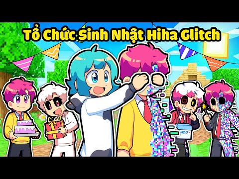 Yummie Tổ Chức Sinh Nhật Cho HIHA GLITCH trong Minecraft 😍🥳