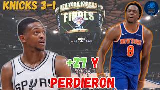 SPURS REGALÓ LAS FINALES: Knicks remonta 27 puntos y se pone 3-1