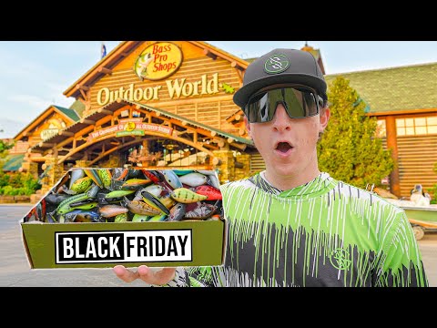 I Went Fishing With ONLY Black Friday Lures - Good Deals?