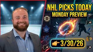 NHL Picks and Preview – NHL Picks l Monday 3/30/26 l Kurt's Best Bets, Picks & Predictions