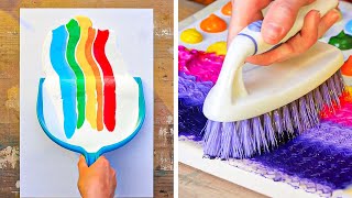 Pintura con Herramientas Inusuales: ¡Ponte Creativo con Objetos Cotidianos! 🎨