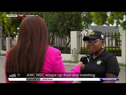 ANC NEC | Mahlengi Bhengu-Motsiri shares more on the four-day meeting