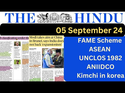 05 September 2024 The Hindu Newspaper Analysis