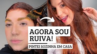 FIQUEI RUIVA SOZINHA EM CASA *dicas* por Jessica Melo