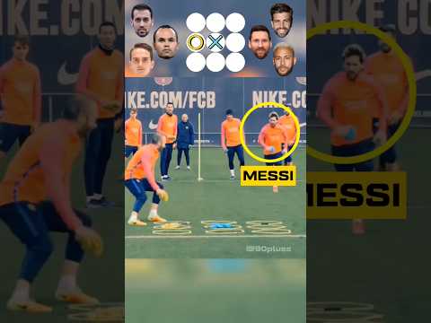 Messi Neymar Pique VS İniesta Busquets Denis 🤓 TicTacToe Challenge ✊