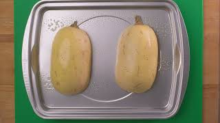 CACFP Cooking Video: Roasted Spaghetti Squash Ages 6–18 With Audio Description