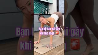 Bạn đau mỏi vai gáy khi tập Yoga 🚨? Thử xem#yogaforbeginners #yogaexercise #yogabysophie #neckpain