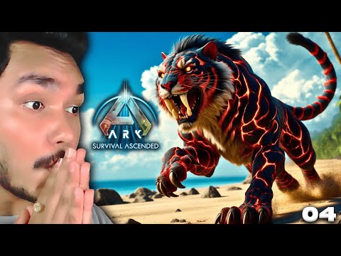 I Faced the Alpha Sabertooth Alone… And It Was INSANE! 😱 | Ark Ascended Primal Fear CHAOS