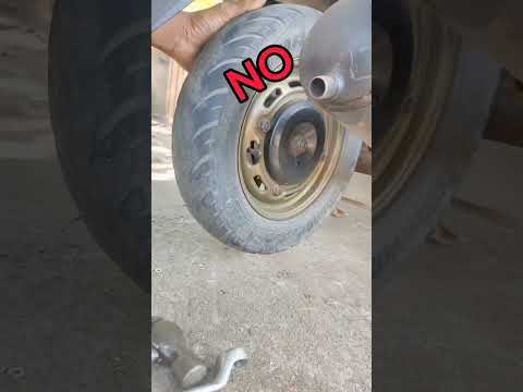 scooters rear wheel tips 💪🏻#tamil #dios #all