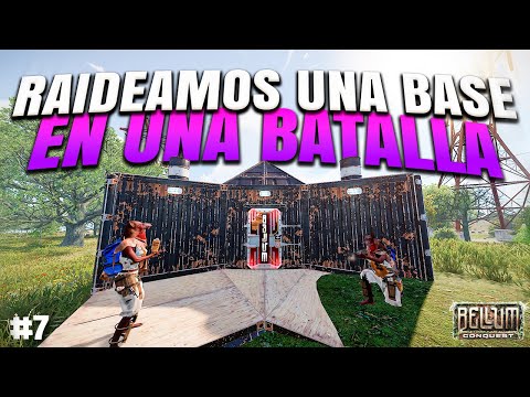 RIADEAMOS una BASE en medio de una BATALLA- RUST - Gameplay español