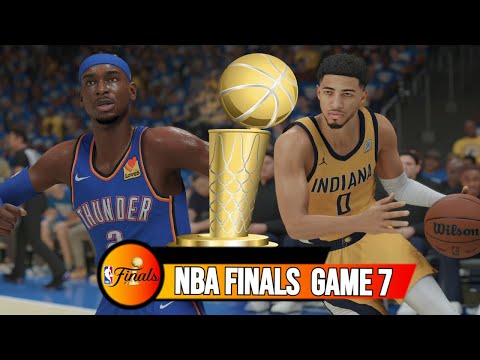 NBA Finals 2025 Game 7 - Thunder vs Pacers Full Game Highlights (NBA 2K25 Sim)