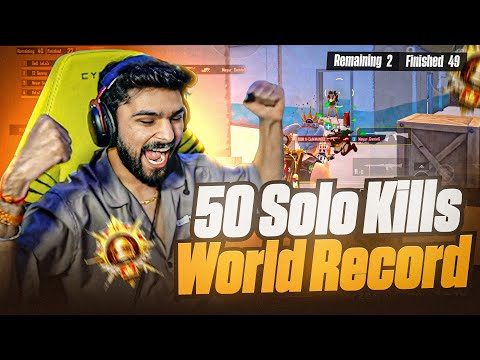 I DID 50 SOLO KILLS IN 3.8 UPDATE | WORLD RECORD? | BGMI HIGHLIGHT