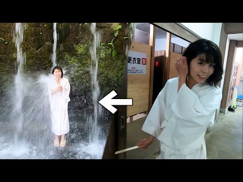 【富山】ローカルタレントが滝行したら大変なことにw