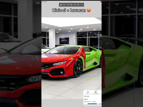 E se unisse o Civic SI com a Huracan? #edit #automobile
