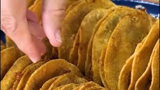 	“Tremendos Tacos de Prensado con Papitas | ¡Puro Sabor Mexicano COMO EN LOS PUESTOS 🌮 🇲🇽 👌 !”