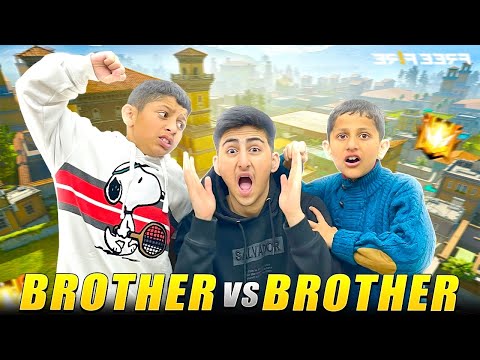 My 2 Little Brothers Challenge Me For 10000 Diamonds💎Brother Vs Brothers - Garena Free Fire
