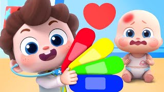 عشرة في المستشفى | اغاني اطفال | بيبي باص | BabyBus Arabic