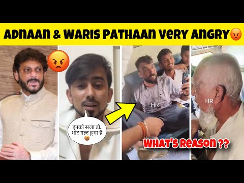 Adnaan07 & Waris Pathaan VERY ANGRY On Viral Train Video 😡 | Muslim Senior Citizen Viral Train Video