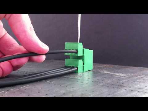 Dual row plug-in connector Euroclamp