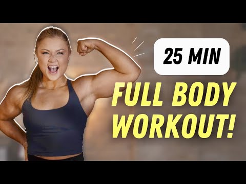 25MIN GANZKÖRPER WORKOUT FÜR ANFÄNGER | OHNE Zusatzmaterial & Springen