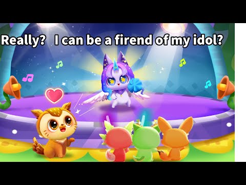 Really？ I can be a firend of my idol? |  BabyBus | Panda Games | Cat Games | Pet Care |