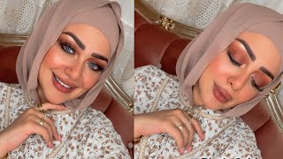 اسهل طريقه لدمج ايشادو العين بخطوه واحده بس ميكب مناسبات سهل وسريع من غير فونديشن🫶♥️