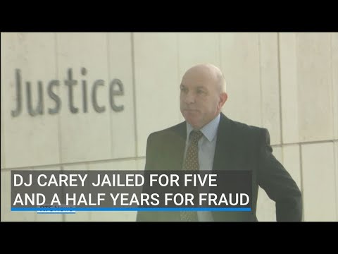 YouTube video thumbnail: Former Kilkenny Hurler DJ Carey Jailed for Five and a Half Years for Defrauding People
