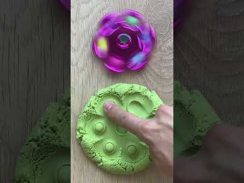 Kineticsand Popit Fidget! #satisfying #kineticsand #popit #machine #shorts